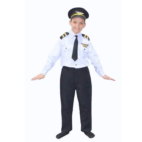 Image of Kaku Fancy Dresses Our Helper Costume for Boys & Girls | Social Helper Doctor, Nurse, Fireman, Postman, Teacher, Farmer Dress For Kids
