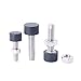 Stainless Steel Stop Bolt with Polyurethane Buffer - Shock Absorbing Screw for Industrial Applications(2pcs M4-30)