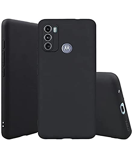 Image of Mobile Back Cover Case for Motorola Moto G40 (Silicone Case|CameraProtection|Black SC1510)
