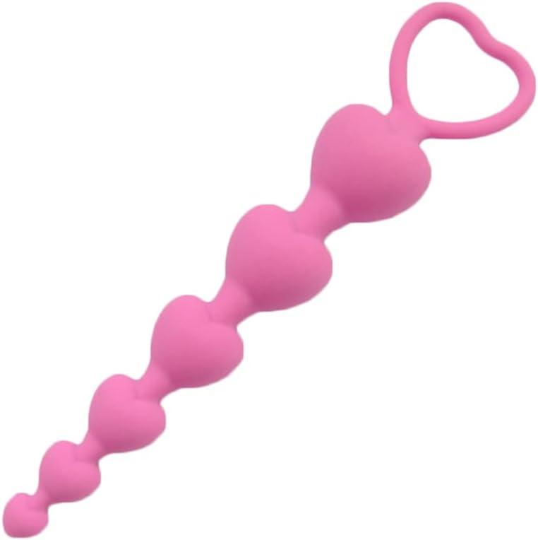 Anal Butt Plug Beads Soft Anal Beads Butt Plug Anal Balls Toys Adult Balls Silicone G-Spot Stimulating Adult Sex tooys