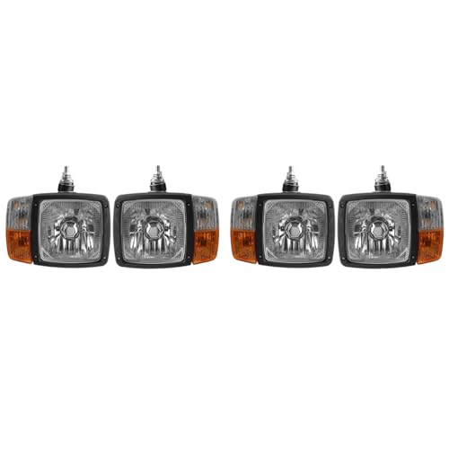 4X Phares 24V pour Tracteur et Clignotants de Remorque et Pelleteuse