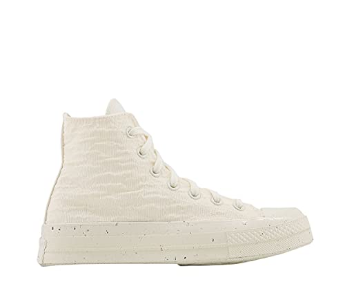 Converse All Star '70s - Tenis Altos para Mujer, Hybrid Texture Egret Egret Egret, 38.5 EU