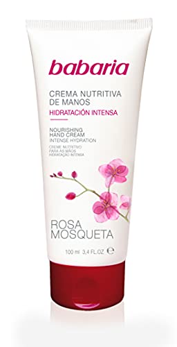 Babaria – Crema nutritiva de manos con aceite Rosa Mosqueta - 2 x 100 ml