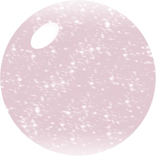 Vishine Półtrwały lakier żelowy przezroczysty z brokatem w kolorze cielistego różu, mleczny lakier do paznokci z brokatem Soak-Off UV LED, cielisty, do studia manicure w domu, 10 ml