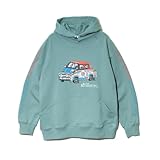 [go slow caravan] [ゴースローキャラバン] スウェットパーカー メンズ NISSAN 空紡糸裏毛 VIOLET コンチョプルパーカー 352651 MINT M(3)