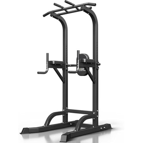 DONIUZ Power Tower Pull Up Bar and Dip Station, Multi-Function Home Gym, Strength Training Fitness Equipment, Height Adjustable