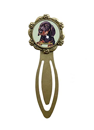 ダックスフント GR ブックマーカー 犬 クリップ イヌ ブックマーク しおり 犬