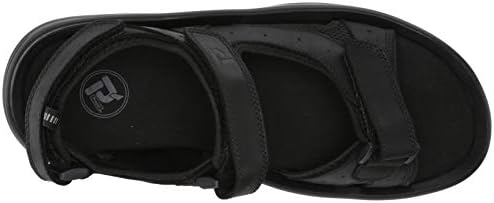 Propét Men's Daytona Flat Sandal,Black,8 XX-Wide | Image 4
