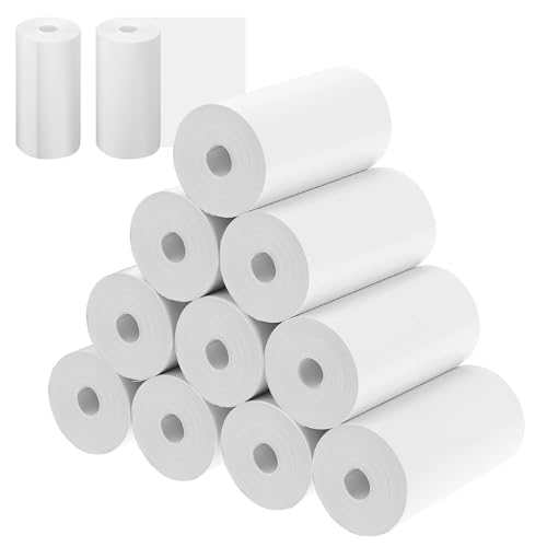12 rolek papieru termicznego, 57 mm x 29 mm x 7 m, rolki termiczne, papier do aparatu dla dzieci, do natychmiastowych aparatów fotograficznych, przenośna, mini drukarka fotograficzna