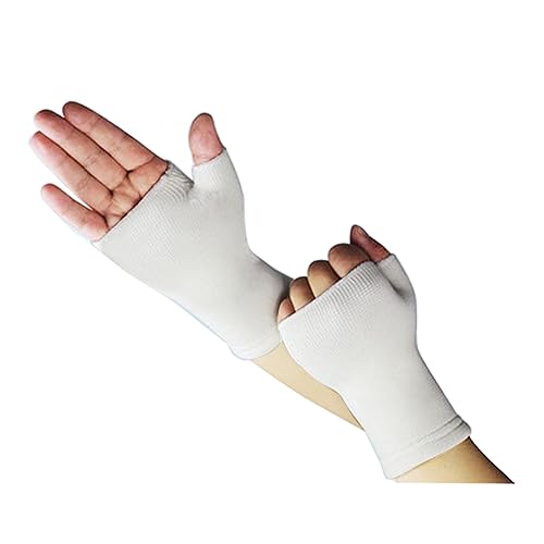 pumpumlia Guantes de mano, muñeca, pulgar, sin dedos, muñequera deportiva