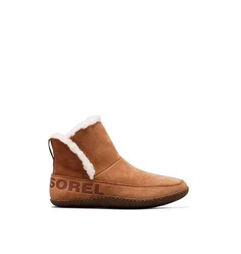 Sorel NAKISKA BOOTIE Hausschuhe Stiefel für Damen, Braun (Camel Brown x Natural), 39.5 EU – Ansicht 5