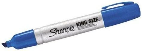 Sharpie Pro Magnum Permanent Markers Chisel Tip Black 12 Count