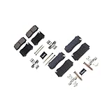 2X Front Rear Disc Brake Pad Set fits Dodge Challenger 2015 6.4L V8 Brembo 4 Piston Calipers SRT-8