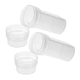 Cabilock 2 Stück Hochtransparenter Kunststoff Färbeglas Fach Objektträgerhalter Langlebiges Laborgefäß für Medizin Chemie Präzise Beobachtung Vielseitig Einsetzbar