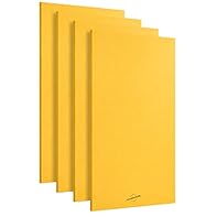 REDUCE NOISE: Struggling with poor acoustics in your recording/rehearsal space? AudioSilk panels give you professional, studio grade sound treatment. High density material with NRC of up to 0.91 effectively reduces flutter echo, reverb and distortion...
