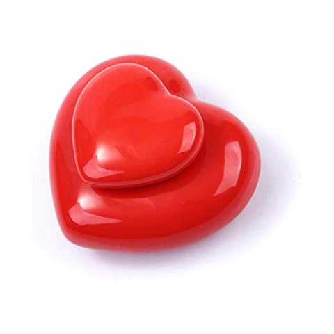 Small Urn for Human Ashes - Heart to Heart Handmade Urn - Beautiful Keepsake Urn - Ceramic Mini Urn - Holds 54cm3 Ashes Cover