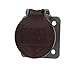 Leviton 16S31-H NEMA Type 3R Enclosure with Automatic Closing Lid, Thermoplastic Housing and Cover, Stainless Steel Torsion Spring, Brown