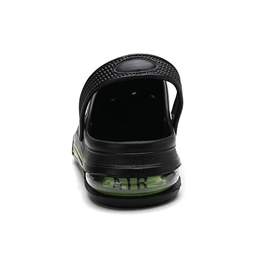 Heyun Men Sports Sandals Men Outdoor Indoor Slippers Lightweight Sandals Garden Clogs Hiking Shoes Water Beach Shoes Male Black 13 Women/11 Men #TOP4