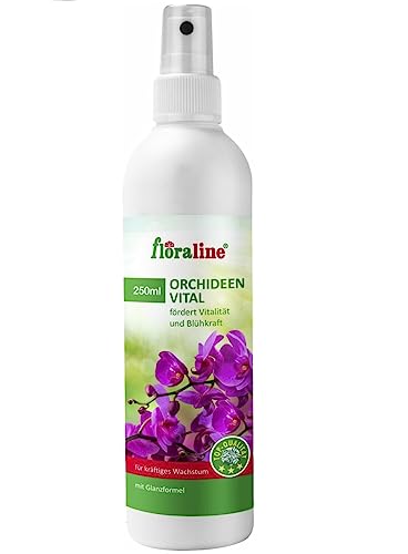 floraline® | Orchideen Vital - Spray | für vitale Pflanzen mit glänzenden Blätter und prächtigen Blumen | Schonende Anwendung auch für andere empfindliche Pflanzen