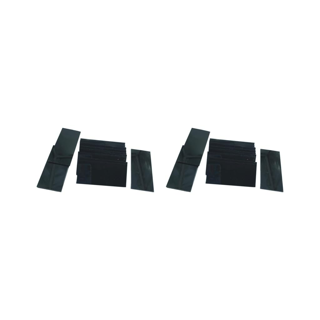 Juego de 2 máscaras de casco de soldadura de sombra 7/8, lente de cristal negro, repuesto de 2 x 4.25 pulgadas, sombra 8