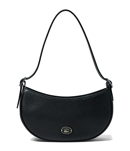 Image of Lacoste Women's Top Grain Leather Halfmoon Shoulder Bag