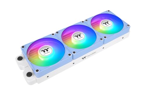 Image of Thermaltake CT120 EX ARGB Sync PC Cooling Fan Hydrangea Blue 3 Pack /Fan /12025 /PWM 500~2000 RPM /ARGB MB Sync /Hydrangea Blue