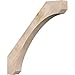 Ekena Millwork BRC06X44X44LEC00SDF 5 1/2"W x 44"D x 44"H Legacy Smooth Knee Brace, Douglas Fir
