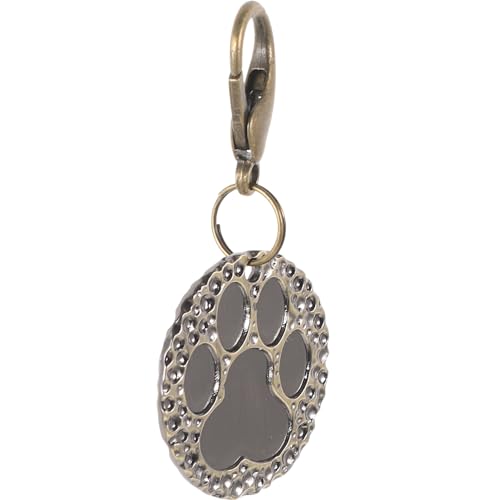 Abaodam Adorable Cat Dog Tag Custom Engraved Identity Pendant Durable Pet Id Tag for Dogs Cats Unique DIY Accessory Prevents Loss with Name Phone