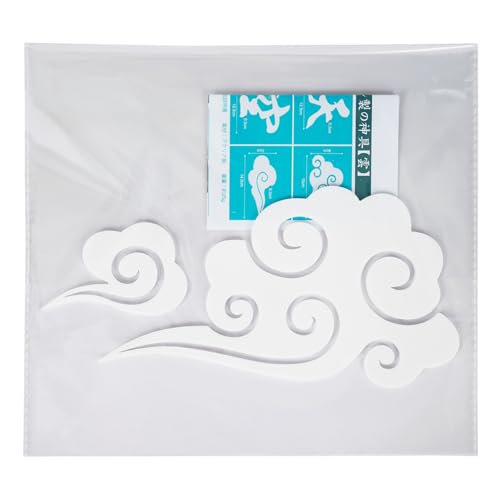 【新聞掲載】 SENUN 雲 神棚 の 神具 雲板 白 天 空 シール 純白アクリル 30cm 両面テープ付き 大きい 雲セット