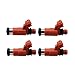 Outboard Fuel Injectors Repair Parts for Mitsubishi Mirage 1.8L 1997-2001 CDH210 880887T, 4PCS