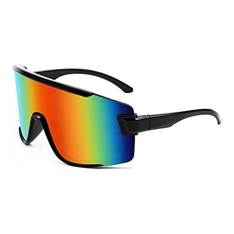 FEISEDY Sport Sonnenbrille Herren Radsportbrillen Damen Sportbrille UV400 Schutz Fahrradbrille Cover