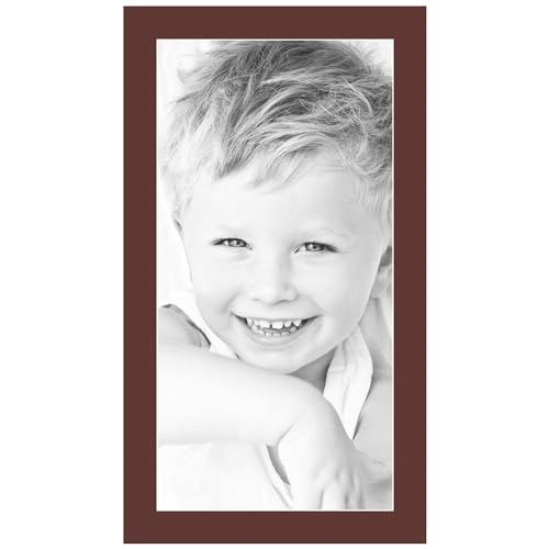 12x24 Maroon/Maroon Custom Mat for Picture Frame with 8x20 Opening Size (Mat Only, Frame NOT Included) - 1 Pack