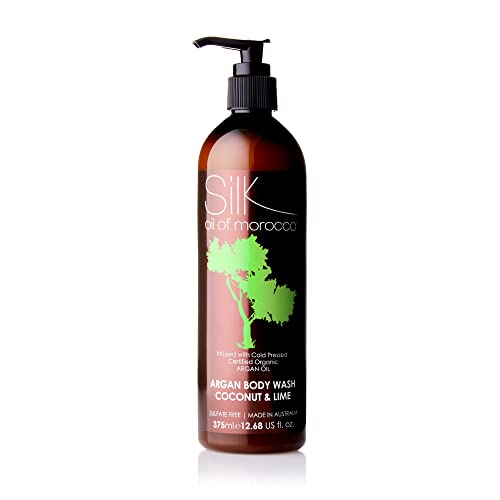 Silk Oil of Morocco Argan Vegan Coconut and Lime Body Wash 375 ml