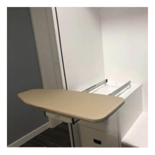 Retractable Ironing Board,Hidden Folding Ironing Board,Pull-out Compact Ironing Board for Space Saving Wardrobe Cloakroom Home Apartment(Beige)