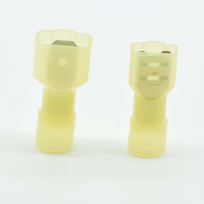 KOKYLEZN 20pcs FDFN1.25-250/2-250/5.5-250+MDFN1.25-250 Red Blue Male Female Male Wire Connections Crimp Terminal Connector(13)