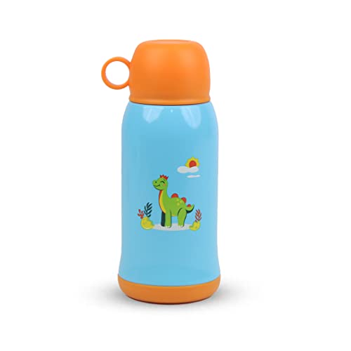 Image of The Indus Valley Pro-Hydro Vacuum Insulated Kids Sippy with 2 Lids | Food Grade Stainless Steel | Leak Proof | BPA Free (450 ml, Light Blue)