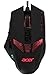 Acer Nitro Gaming Maus (4.000 DPI, anpassbar mit sechs Stufen und acht Tasten inkl. Burst Fire) rot/schwarz