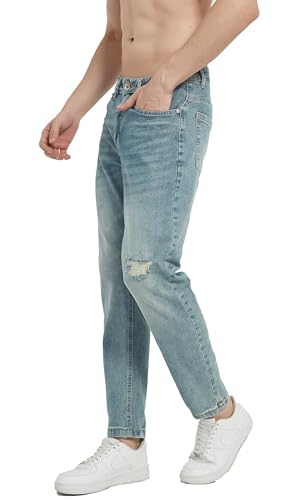 Men's Slim Fit Stretch Jeans for Men Fashion Denim Pants2