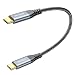 Produktbild Kurze USB C auf USB C Kabel bis zu 10Gbps Datenübertragung - 30cm/0.3M, USB C 3.1 Gen2 Kabel unterstützt 100W Lade 4K Video Output Monitor, für iPhone 15, MacBook Pro, Galaxy S21, iPad Pro, Samsung T7