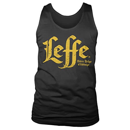 Débardeur Leffe Noir Wordmark : tricot de corps homme XXL sous licence officielle