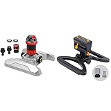 Eden 96122 6-Pattern Mobile Rotary Sprinkler Bundle with Melnor 65131AMZ Mini Oscillator Sprinkler, Waters Up to 80 ft. Diameter