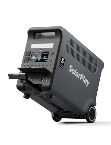 Amazon.co.jp: SolarPlay Q3600 ポータブル電源 3840Wh 大容量 長寿命