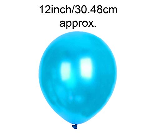 Image of AMFIN (Pack of 30) Birthday Decoration Combo / 1st Birthday Decoration for Baby / 1st Birthday Decoration Items /First Birthday Party Decoration /Balloons /Birthday Party - Blue