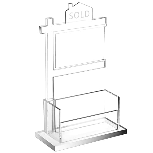 Chunful Real Estate Business Card Holder Acrylic Clear Real Estate