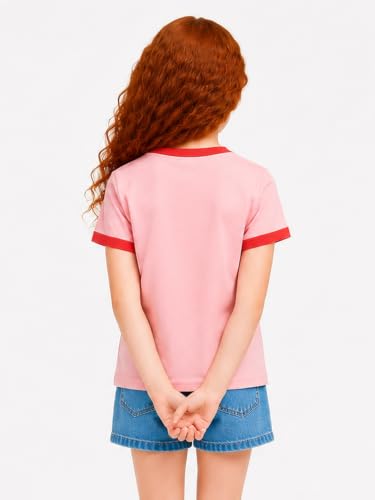Image of LittleSpring Kids Short Sleeve Graphic T-Shirt 100% Cotton