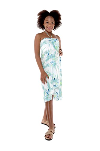 Image of Hawaii Hangover Family Matching Hawaiian Clothes, Orchid Breeze White | Family matching Hawaiian outfits, Orchid Breeze White, lightweight rayon, machine washable, tropical floral print, luaus