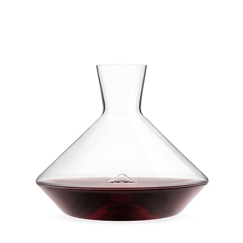 Josephinenhütte - JOSEPHINE Decanter - Brilliant - Hand blown decanter - This crystal glass decanter is designed for 0.75l wine bottles.
