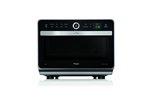 Whirlpool JT 469 Mikrowelle mit Grill und Heißluft / 2200 W / 33 L Garraum / 6th SENSE-Funktion / Silber / Edelstahl 4 Whirlpool JT 469 Mikrowelle mit Grill und Heißluft / 2200 W / 33 L Garraum / 6th SENSE-Funktion / Silber / Edelstahl