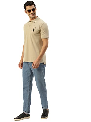Image of CHKOKKO Men's Cotton Regular Fit Half Sleeves Polo T-Shirt