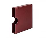 Maße: 215 x 230 x 40 mm. Lindner Kassette mit Griffmulde (für karat-Ringbinder) in 5 verschiedenen Farben zur Auswahl (810K-W - Weinrot)